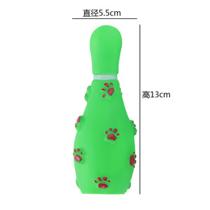 Jouet à mâcher couineur pour chiens et chats, 13x5cm, design de dessin animé en PVC, jouets pour animaux de compagnie à usage intérieur - Product Image 4