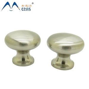 Meda kenop gagang furnitur Aloi seng solid promosi harga murah gagang pintu bundar minimalis modern lubang tunggal - Product Image 1