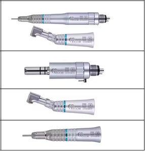 Ensemble de pièces à main dentaires à basse vitesse : pièce à main droite et pièce à main contra-angle à alimentation externe eau-air - Product Image 6