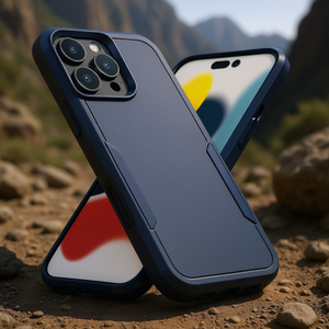 Étui hybride Strong Armor pour iPhone 16 Pro Max, protection intégrale antichoc, bleu marine - Product Image 2