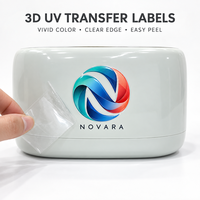 Autocollant de transfert UV DTF pour boîte de vernis à ongles, boîte de nail art, faux ongles à presser, emballage cosmétique pour salon de beauté, manucure, acrylique