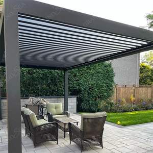 Pérgola Bioclimática de Aluminio de Alta Calidad para Jardín de Invierno, 3x6m, Fácil de Montar, con Motor y <span class=keywords><strong>Kit</strong></span> de Pérgola con Rejillas Ajustables - Product Image 6