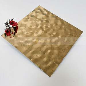 Placa de Acero Inoxidable M22 304 316 con Relieve de Ondas de Agua para Decoración de Techos - Servicios de Doblado, Corte y Soldadura Incluidos JYFMETAL - Product Image 1