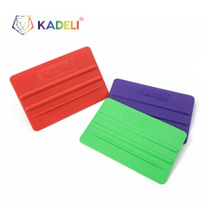 KADELI Ensemble de trois outils d'emballage en <span class=keywords><strong>feutre</strong></span> doux pour film de voiture, avec logo personnalisé, raclette de 4 pouces avec <span class=keywords><strong>feutre</strong></span> en tissu pour l'emballage de vinyle - Product Image 1