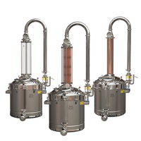 Machine de distillation à la vapeur haute efficacité pour huiles essentielles de rose, de lavande et d'herbes, distillateur d'hydrolat, machine d'extraction d'huiles essentielles