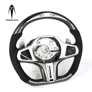 พวงมาลัยคาร์บอนไฟเบอร์แอลอีดีสำหรับรถ <span class=keywords><strong>BMW</strong></span> M4 M3 M5 <span class=keywords><strong>M6</strong></span> G12 M8 X3M G20 G28 G29 G30 G32 G38 G11 G05 G01 G02 - Product Image 2