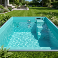 40 pieds Piscine rectangulaire portable de luxe en acier – Légère et durable, installation facile, prête à l'emploi pour usage résidentiel