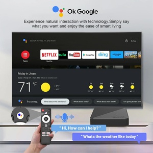 Android14 Wifi6กล่องสมาร์ททีวีชิป AllwinnerH313 T1S Quad Core 100M LAN 5 4K วิดีโอ <span class=keywords><strong>Chromecast</strong></span> สตรีมมิ่ง - Product Image 4