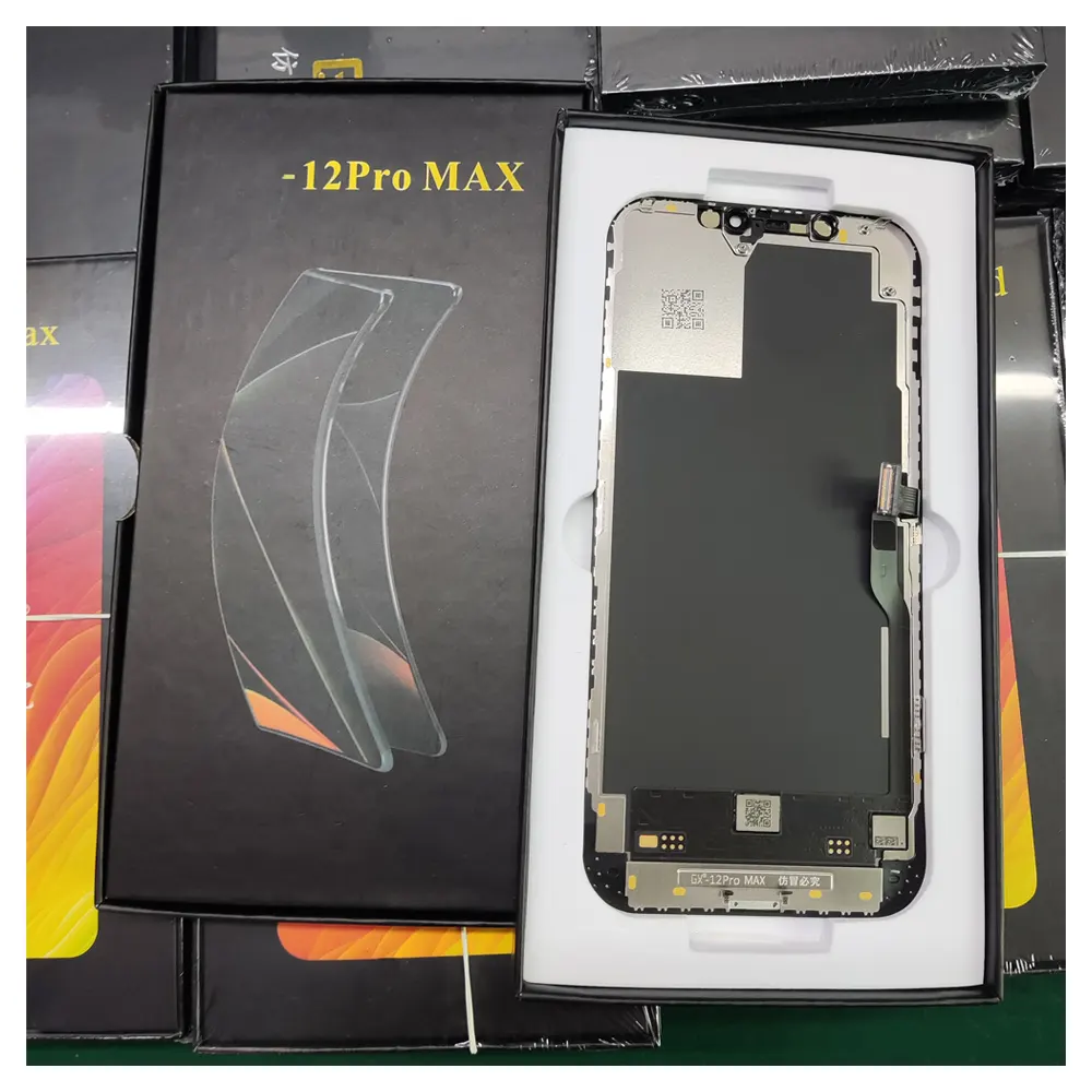 Para GX Para Iphone x 11 12 Plus Lcd Piezas de teléfono celular Pantalla Oled Reemplazos Pantalla Lcd Pantallas de teléfono