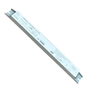 Balastro eletrônico regulável, 0-10v, t5 1x2 8w/1x5 4w/PL-55W 2x28w 2x54w 2x55w, para lâmpada fluorescente