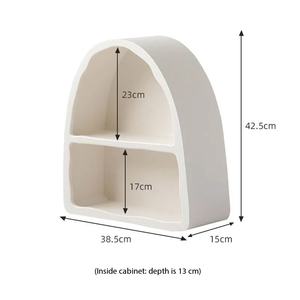 Table <span class=keywords><strong>console</strong></span> en bois de bambou MDF style campagne française nordique simple avec espace de rangement pour salon, entrée, photographie et Instagram - Product Image 2