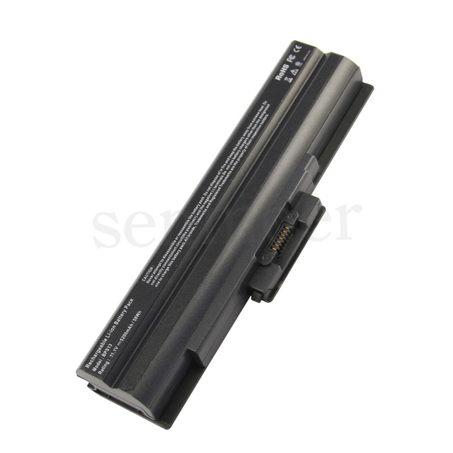 Rechargeable Battery Replacement for Sony Vaio Vgn BPS13 Laptop Battery Black