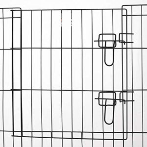 Cane in filo saldato pannelli di recinzione semplice Design classico pieghevole in metallo cane esercizio penna per il gioco all'aperto piccolo cane da compagnia - Product Image 5