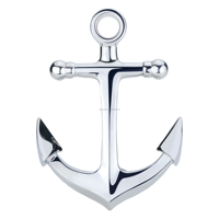Ancre personnalisée en gros en acier inoxydable pièce décorative sur le thème de l'océan pour la vaisselle ou les ancres de bateau de décoration marine