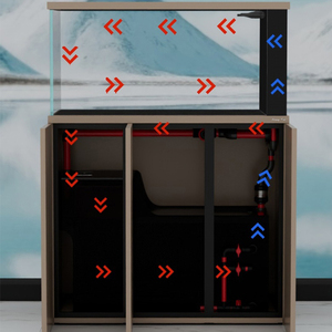 Fabriekslevering 100 gallon glazen aquariumfiltersysteem, op maat gemaakte grote visbak voor zoetwater, milieuvriendelijk, geschikt voor slaapkamer - Product Image 4