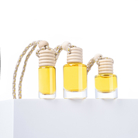 Flacon diffuseur suspendu en verre de luxe de 10 ml pour parfum de voiture et parfum d'intérieur avec emballage élégant