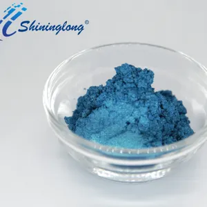 Azure mineral inci pigment parlak mika tozu