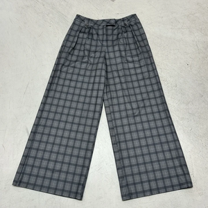 Pantalones de vestir de pierna ancha y corte holgado informales para mujer – Pantalones cómodos en color a cuadros o liso - Product Image 2