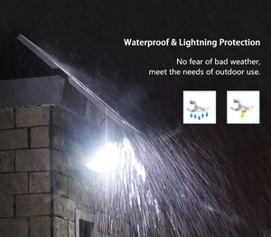 Hot bán IP65 không thấm nước năng lượng mặt trời nhẹ Lũ lụt ngoài trời LED vườn đèn với Warm trắng CCT ABS Nhôm Cơ thể IP65 đánh giá đường sử dụng - Product Image 5