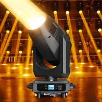 Projecteur LED 3-en-1 400W Beam Spot Wash à tête mobile avec zoom, prisme 4-38, 8-16 gobos, DMX512 pour scène, DJ, KTV, club