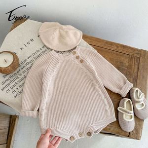 Macacão de Malha de Manga Longa para Bebês Engepapa Outono, Moda Infantil, Roupa de Algodão para Meninas - Product Image 2