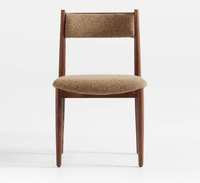 Chaise de salle à manger vintage en bois massif, style français, chaise d'appoint design personnalisable pour la maison, salle à manger, bureau, chaise individuelle