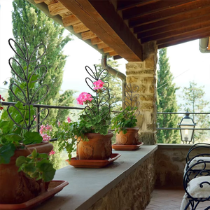 Supports de plantes de jardin en métal en forme de feuille, treillis de grimpée courbé <span class=keywords><strong>pour</strong></span> plantes - Product Image 2