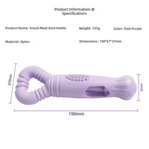 Wholesale Dog Treat Locking Holder BPA Free Pet Teething <strong>Stick</strong> Anti Choke Dental Chew Toy for Dogs OEM Custom Pet Supplies - Product Image 4