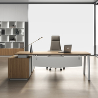 Muebles de Oficina Comerciales, Mesa de Oficina, Escritorio Ejecutivo Moderno de Madera para CEO, Escritorios de Oficina para Espacio de Trabajo