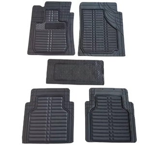 Alfombrillas Universales para Auto de Lujo, Suministro Directo de Fábrica, Impermeables, Juego Completo de 5 Piezas, Alfombrillas de PVC para Piso de Auto, 1 Año de Garantía - Product Image 1