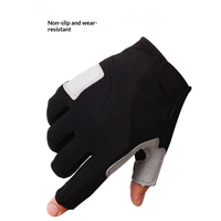 Gants d'escalade demi-doigts personnalisés pour hommes et femmes, gants d'extérieur respirants et antidérapants pour la voile, le dragon boat, la descente en rappel, utilisation OEM