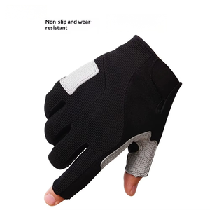 Guantes de Escalada Personalizados de Medio Dedo para Hombre y Mujer, Guantes Transpirables Antideslizantes para Exteriores, para <span class=keywords><strong>Vela</strong></span>, Navegación en Bote, Rappel, Uso OEM - Product Image 1