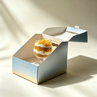 Cajas de Embalaje para Cupcakes al por Mayor, Cajas para Pasteles con Ventanas Transparentes, Caja Personalizada para Pasteles de Fiesta