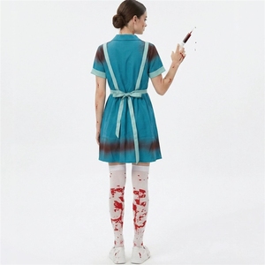 <span class=keywords><strong>Disfraz</strong></span> de Enfermera Zombi Sangrienta de Halloween, Tallas S-XXL, <span class=keywords><strong>Disfraz</strong></span> Divertido para Representaciones Teatrales con Manchas de Sangre - Product Image 3