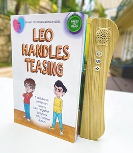 Livre sonore interactif pour l'apprentissage des compétences sociales préscolaires, livre d'histoires audio avec boutons pour enfants, formation à la cognition émotionnelle - Product Image 3