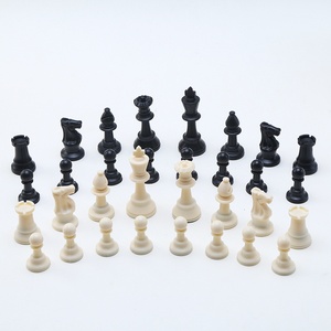 Pezzi degli Scacchi Internazionali in Plastica Non Magnetici Altezza 95mm Senza Scacchiera Vendita all'Ingrosso - Product Image 6