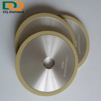 Meule diamantée parallèle droite 1A1 en céramique vitrifiée pour débavurage d'aluminium, affûtage d'outils en carbure, abrasif extra fin