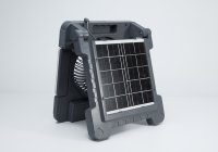 Projecteur solaire LED extérieur étanche IP65 avec ventilateur pour éclairage extérieur