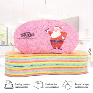 Hot Selling 2024 Magic Pva Sponge Scrubber Scouring Pad Rectangle Kitchen Cleaning Brush Block Household Dishwashing