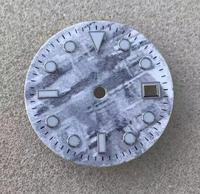 Rare et cher de haute qualité cadran rond plat météorite naturelle pour montres-bracelets