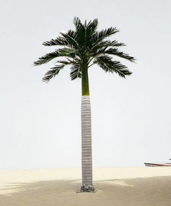 Grande palma tropicale sempreverde artificiale fatto a mano re cocco pianta di palma finto albero decorazione per interni all'aperto - Product Image 5