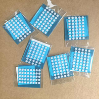 Stiker Perekat PTFE Pengganti Kaki Mouse Bulat Kecil 6.5mm Peredam Suara untuk Mouse