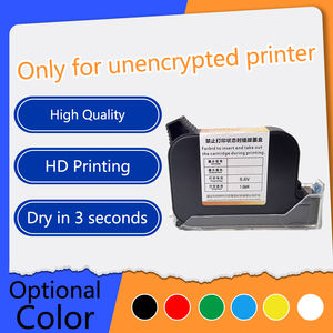 <span class=keywords><strong>Cartucce</strong></span> d'Inchiostro Nero da 42ml a Base di Solvente ad Asciugatura Rapida per Stampante a Getto d'Inchiostro TIJ Mini Portatile in Linea - Product Image 3