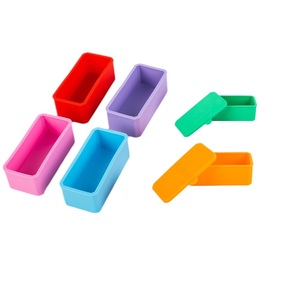 BPA miễn phí Silicone Baking cup vuông hình chữ nhật Snack thực phẩm lưu trữ Silicone <span class=keywords><strong>container</strong></span> Salad Dressing Sauce <span class=keywords><strong>container</strong></span> - Product Image 4
