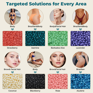 Haricots de cire dure professionnels OEM d'usine 300g perles de cire dépilatoire cire brésilienne indolore pour l'épilation - Product Image 4