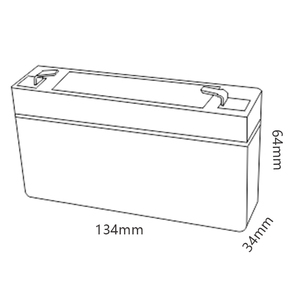 Аккумуляторная батарея Mhb Ms3.3-<span class=keywords><strong>6</strong></span>, <span class=keywords><strong>6</strong></span> В, 3,3 А, солнечная свинцово-кислотная батарея AGM VRLA для систем сигнализации - Product Image 2