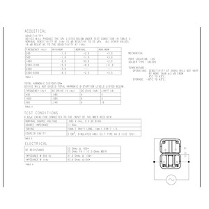 Knowles TWFK-30017-000 cân bằng Armature Receiver Ba Receiver IEM điều khiển kép sản phẩm âm thanh - Product Image 4
