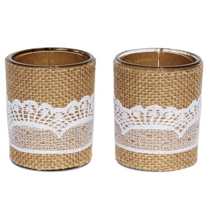 Pot à bougie de luxe moderne et antique nouveau design dessus votif en verre fantaisie pour la décoration de jardin à la maison moule à bougie de style Ins vente chaude - Product Image 1