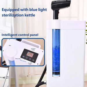 Vaporisateur capillaire professionnel Nano 3-en-1 à anions, machine de teinture de qualité commerciale avec base mobile pour salon de coiffure et barbier - Product Image 3