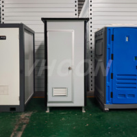 Inodoro Portátil Moderno para Maratones de Fútbol, Ducha y Baño Móviles, Inodoro con Pedestal de Aleación de Aluminio